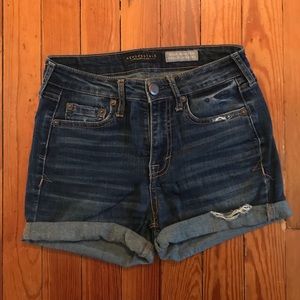 Denim shorts